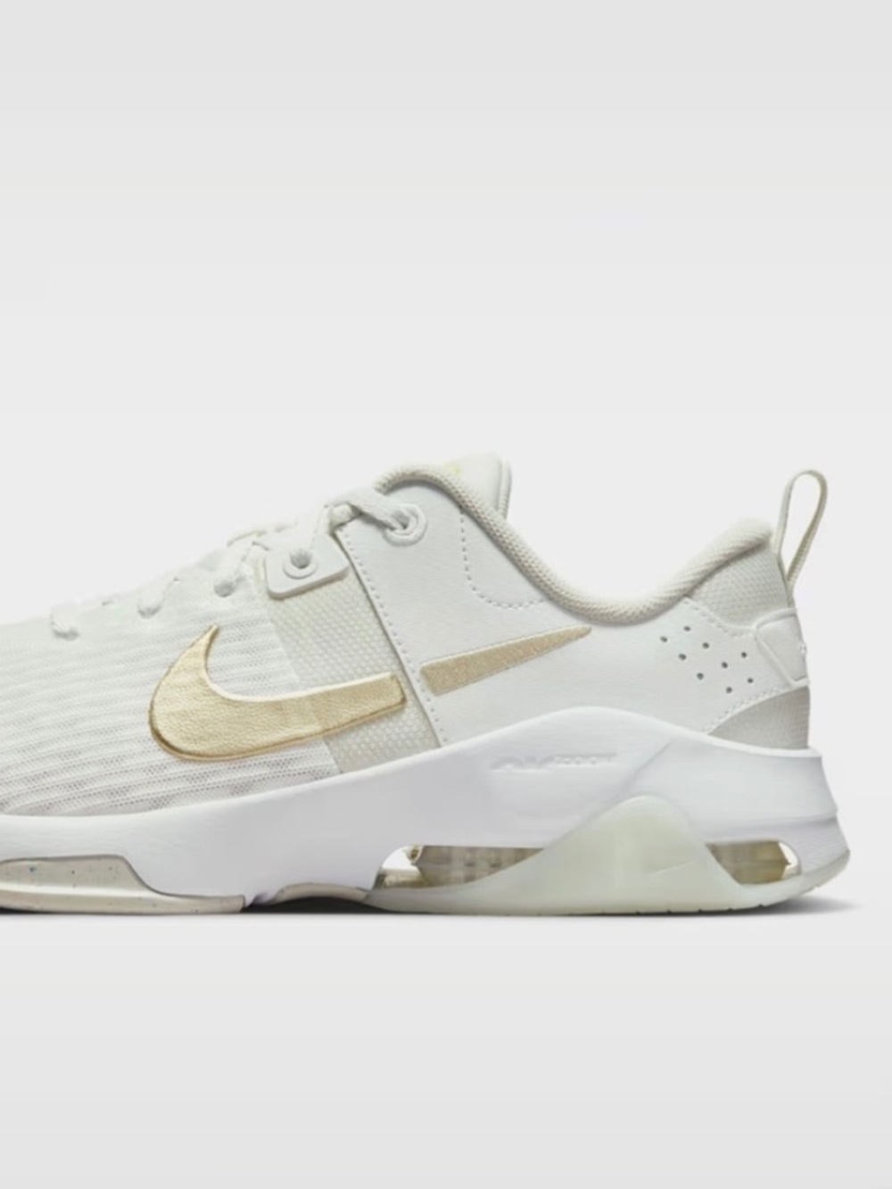 Nike Zoom Bella 6 Premium Summit White Gold Size 8 - Picture 5 of 12
